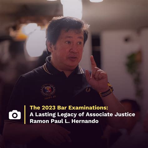ramon paul hernando|The 2023 Bar Examinations: A Lasting Legacy of Associate .